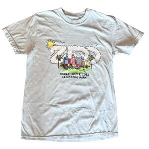 ZEDD La Historic Park Graphic T SHIRT Men's SM Women's TEE 100% Cotton Blue NWOT
